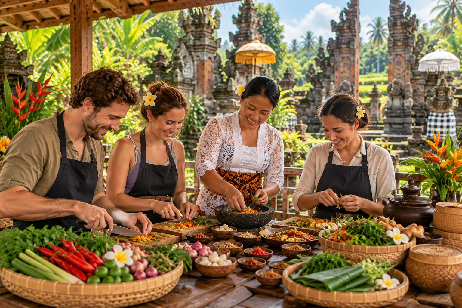 Balinese cooking class in Pejeng near Ubud