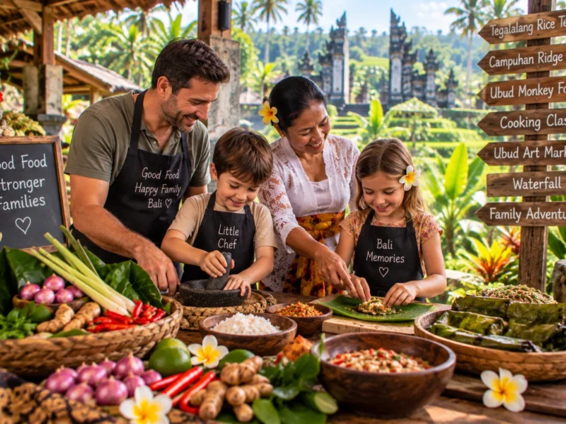 A family-friendly food experience near Ubud